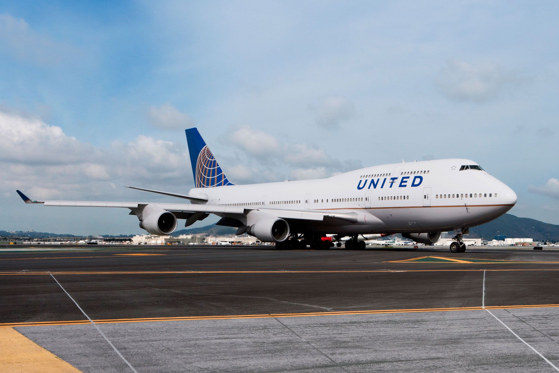 United Airlines-Flugzeug