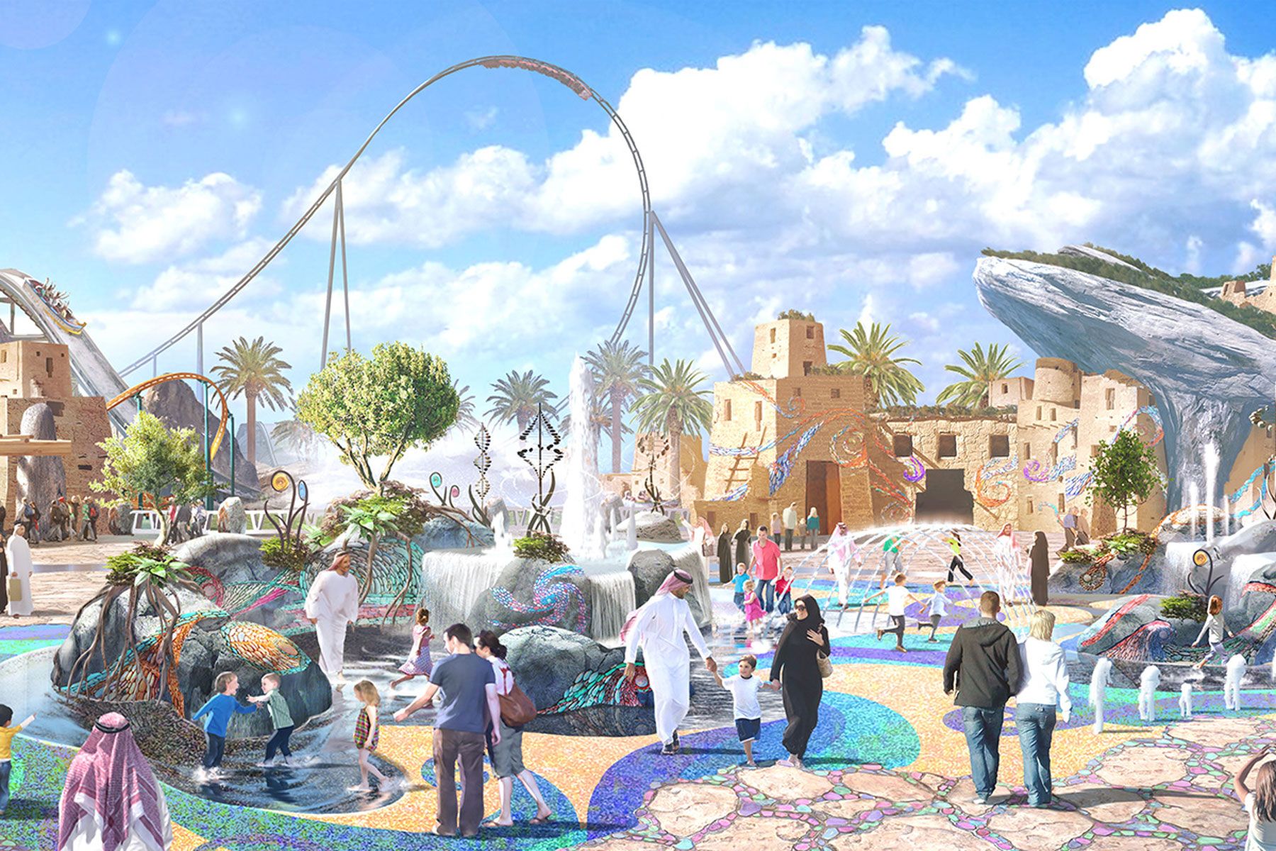 prikazivanje Six Flags Qiddiya
