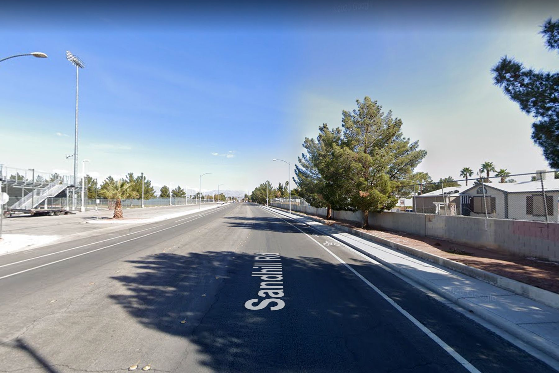 Sandhill Road in Las Vegas, NV von Google Maps Streetview aus gesehen