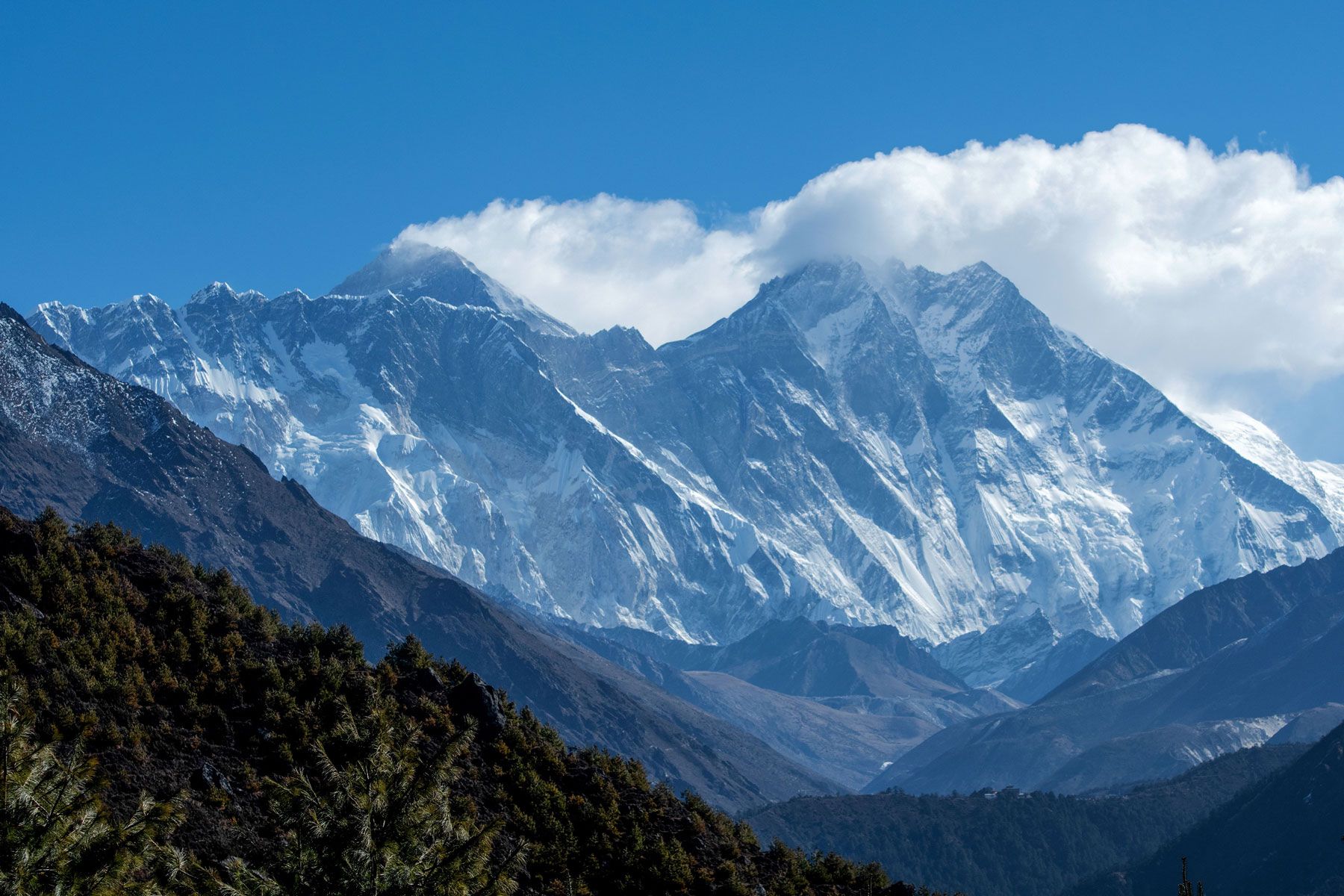 Monti Everest di l'Himalaya