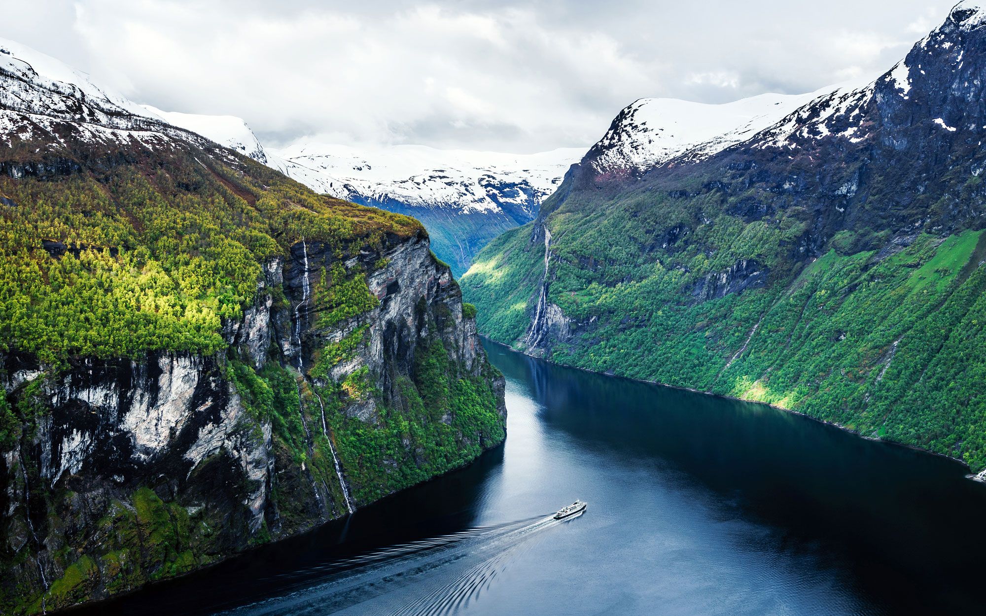 Geirangerfjord, Noorwegen, Europa