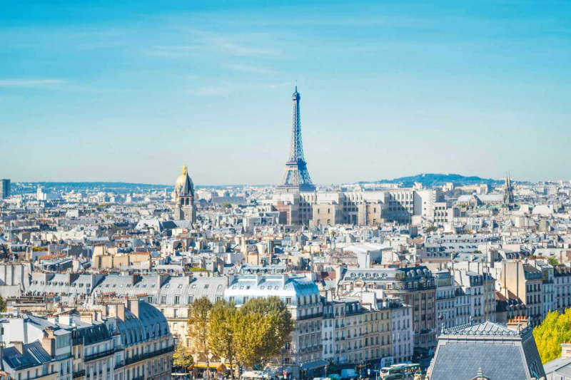   Paris bybillede med Eilffeltårnet