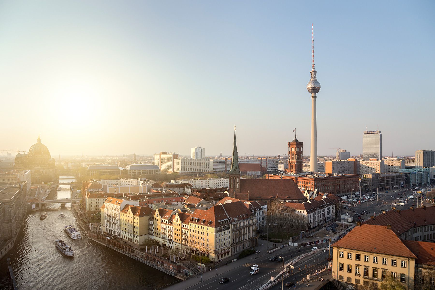 Panoramablick über Berlin.