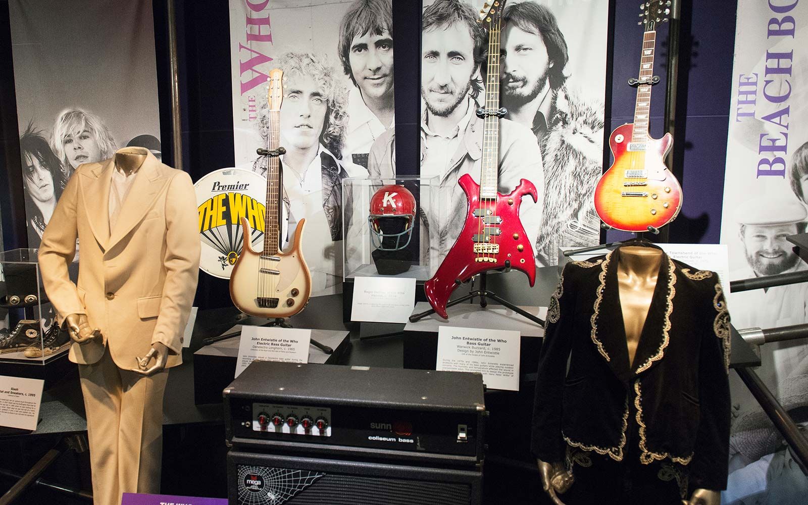 The Who-Ausstellung in der Rock and Roll Hall of Fame and Museum am 30. August 2017 in Cleveland, Ohio