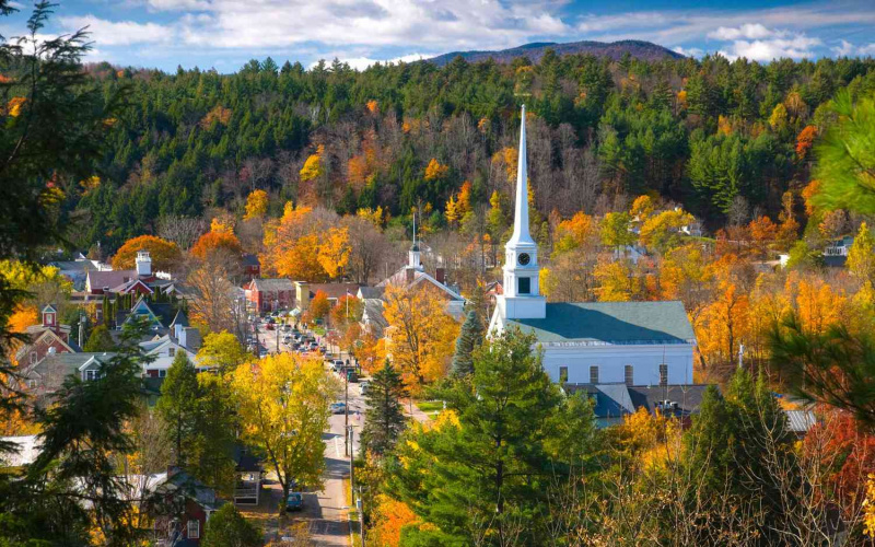   Herbst in Stowe, Vermont
